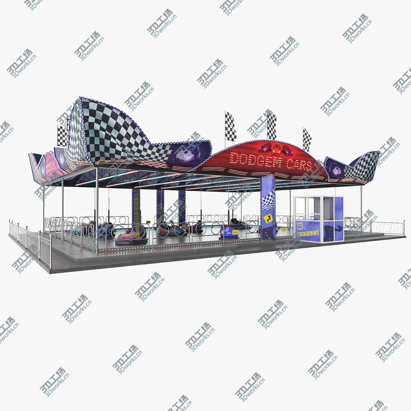 images/goods_img/2021040235/Dodgem and Bumber Cars 3D model/2.jpg